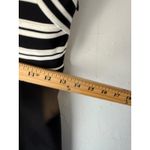 Anthropologie  Maeve 2010s Striped Crossneck Black Going Out Bandage Dress Size 4 Photo 9