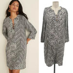 Soft Surroundings Raven Dress in Ecru / Black Petite Size Small PS Photo 1