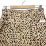 Free People NWT Printed Dogtown High Waist Shorts Cheetah Black Tan Size 29 NEW Photo 6