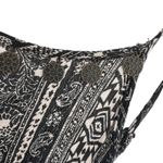 American Eagle American Eagle Black Patterned Romper Size Medium Photo 3