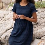 SERAPHINE MAMA Broderie Maternity & Nursing Dress Blue Size undefined Photo 2