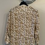 Michael Kors Tan and White Blouse Photo 2