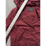 Love Tree Women's Red Relaxed Hooded Jacket Full Zip Size Small Photo 6