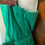 NWT Free Assembly Square Neck Belted Romper Green Large Photo 5