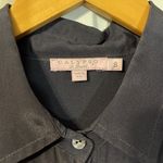 Calypso St. Barth  100% Silk Long Sleeve Collared Button Down Blouse Photo 2