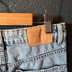 &Denim Light Wash Denim Distressed Mildi Skirt Size 6 Blue Photo 4