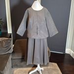 Women’s Gray Chiffon & Lace Formal Dress Matching Jacket Size XXL 20/22 NWT Photo 1