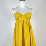 Farm Rio NWOT  Linen Blend Yellow Sleeveless Maxi Dress Size XS Photo 2