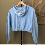 Call her daddy  I am Unwell Cropped Hoodie Blue Medium Photo 5