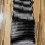 Bardot Emily Tank Dress Black & White Stripe XS Women’s Cocktail Bodycon Photo 0