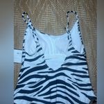 Xhilaration Xhilarition Women's Zebra Print One Piece Bathing Suit, Swimwear, Size Small, NWT Photo 5