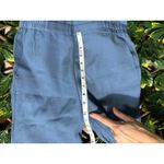 J. Crew Sleeveless Drapey Oxford Crepe Jumpsuit Size 00 NWT Blue Photo 9