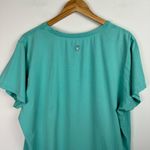 Life is Good  Womens Girl’s Night Out Graphic Short Sleeve Shirt Top Sz XXL Blue Photo 9