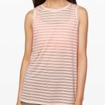 Lululemon Striped Meet Halfway Tank in Butter Pink Photo 0