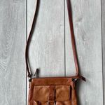 Fossil Vintage Classic Brown Leather Bag Shoulder Crossbody Purse Photo 1