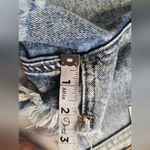 Project Rebel Mid Rise Mini Cut Off Denim Shorts Size 15 Blue Photo 4