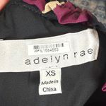 Adelyn Rae Mini Dress Women's XS Multicolor Printed Sheer Ruffle Sleeve Party Photo 5