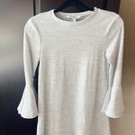 Boutique Gray Longsleeve Knit Dress Photo 0