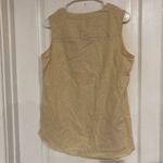 Anne Klein Ann Klein Women's Lace Up Tank Top Sleeveless Crew Neck Tan Size Small NWT Photo 10