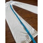 Juicy Couture Terry Cloth Drawstring Flare Pant Y2K Sweatpant Small S White Photo 8