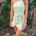 Lovers + Friends Karen Mini Dress in Mint Green (Size S) Photo 2