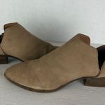 Frye  Womens Rowen Slip On Ankle Boot Size 9.5 Suede Leather Cut Out Point Toe Photo 2