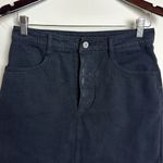 Brandy Melville ‎ Black Denim Skirt Photo 2