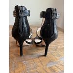 Antonio Melani ‎ 3.5" High Heel 8.5 Black Pump Rhinestone Embellished Formal Shoe Photo 4