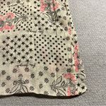 Free People Pink Cream Logo Fabric Shoulder Tote Bag EUC Photo 1