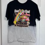 Zumiez NWOT. Boss Dog Don't Be Sad Black & White T-Shirt Size M Photo 0