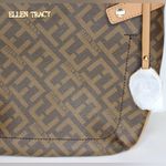 Ellen Tracy | Signature Logo Hobo Shoulder Bag Medium Size Photo 2