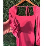 Lucy in the Sky Pink Bodycon Mini Dress Long Sleeve Sz Small Photo 1