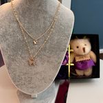 Gold Plated Butterfly Necklace Photo 1