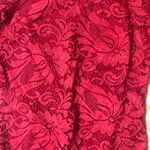 Windsor Red Lace Button Dress Photo 3