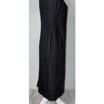 Talbots Women’s Irish Linen Boatneck Sheath Black Dress 4P Photo 8