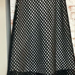 Tuckernuck  Black Mesh A-Line Skirt Photo 0