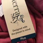 Terra & Sky Leisure Terry Shorts Size 0X 14W Pockets Dusky Rose Womens New Photo 7