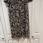 Ba&sh  Floral Midi Dress - Black and Cream small Photo 2