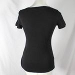 Vintage Y2K 2000s Pastel Goth Pride Ribcage V Neck Tee Black Size undefined Photo 5