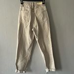 ZARA  High Waisted Khaki Jeans Photo 3