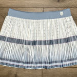 K-Swiss  High Rise Pleated‎ Pocket Tennis Skirt Skort Blue White Size Medium Photo 0