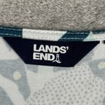 Lands' End  Dress Blue Yellow Fish Print Tank Sleeveless Casual Summer Size Small Photo 5