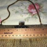 Vintage Gold Handbag Fabric Satin Lined Evening Party Holiday Formal 60's Photo 3