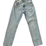 Brandy Melville Women's John Galt Denim Jeans Size Small High Rise Light Wash Photo 2
