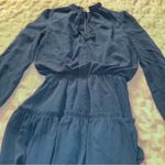 SheIn  Navy Blue Long Sleeve Dress Photo 1