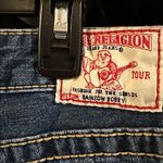 True Religion  Women's Flare Jeans with Golden Yellow Stitching (Bobby Rainbow) Photo 1