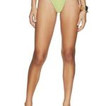 Camila Coelho NWT Talita High Waist Bottom Celery Green & White  $78 XS Revolve Photo 0