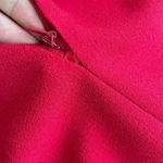 Chelsea 28 off the shoulder flutter sleeve red cocktail dress flawed sz 2P NWOT Photo 7