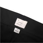 A New Day NWT Women's Black Wide Leg Trousers Size 4 High-Waisted with Belt Photo 3