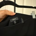 Theory  Black A-Line Pleated Skirt Photo 2